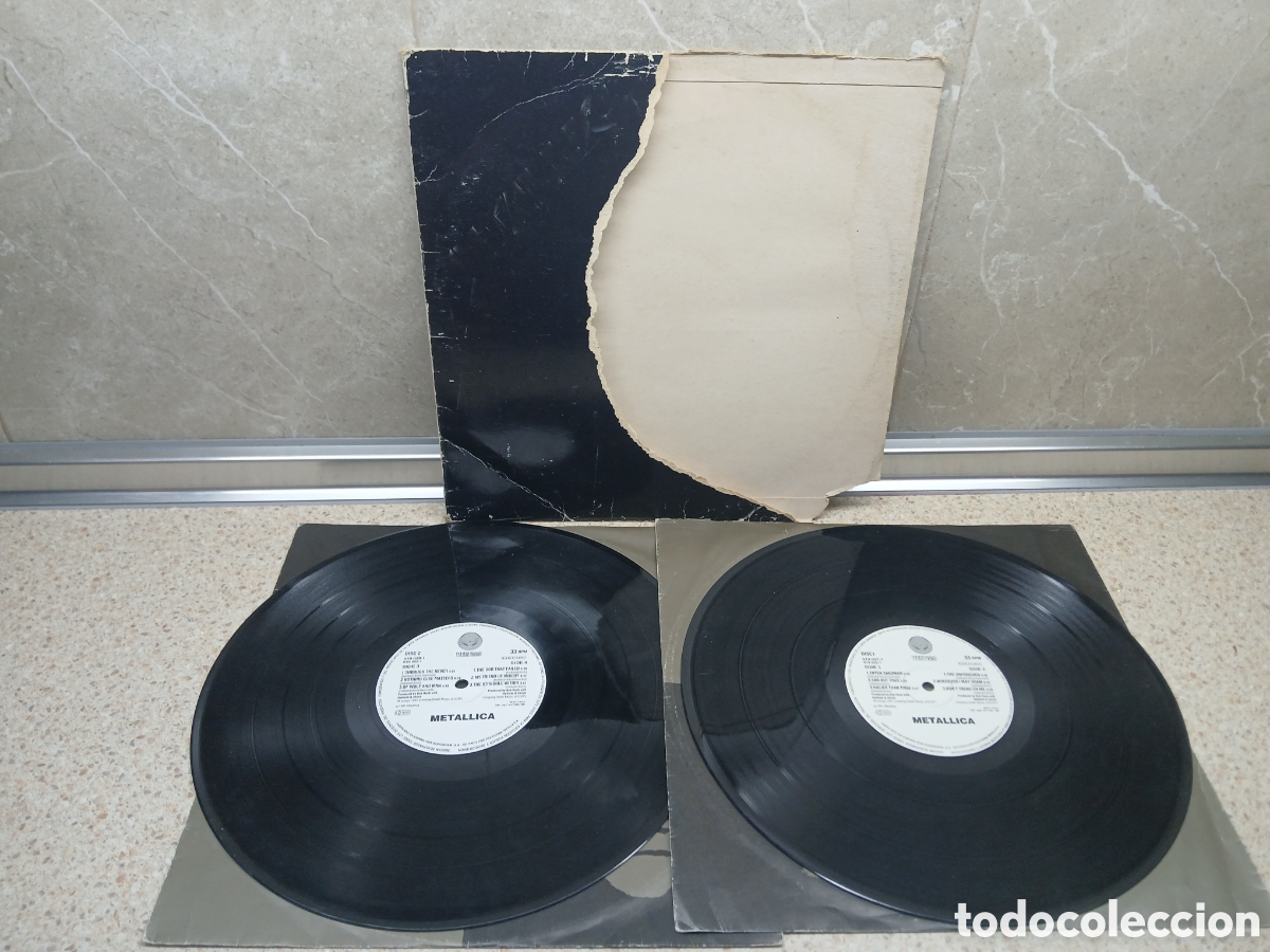 CDs de M&uacute;sica: METALLICA BLACK ALBUM LP DOBLE VINILO * VER FOTOS *
