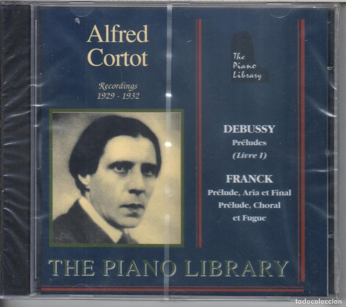 Musik-CDs: The piano library. Alfred Cortot. Debussy, Franck. Nuevo precintado