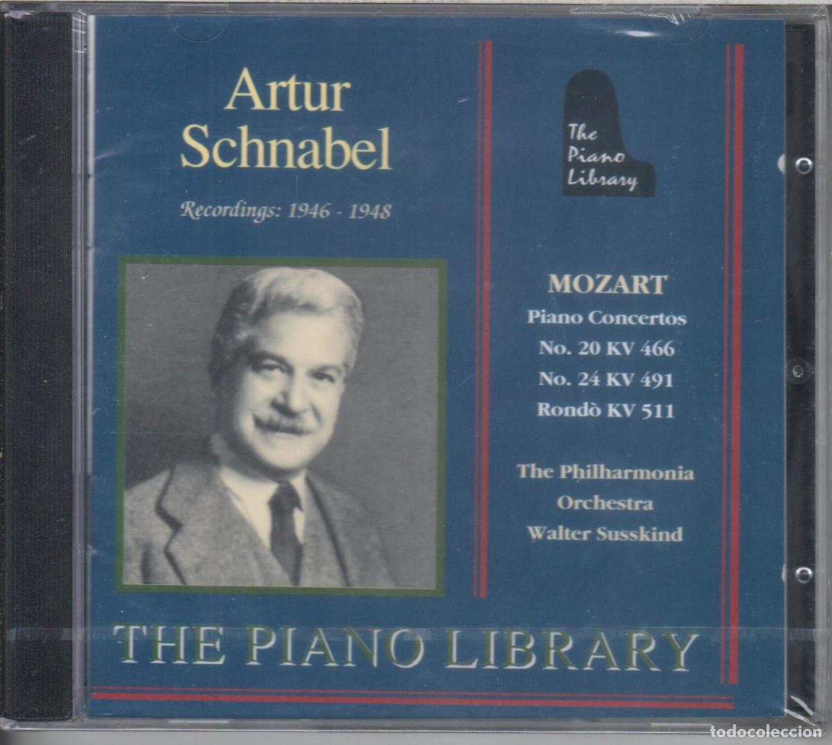 Music CDs: Artur SCHNABEL, MOZART Conciertos N. 20 y 24 Nuevo precintado