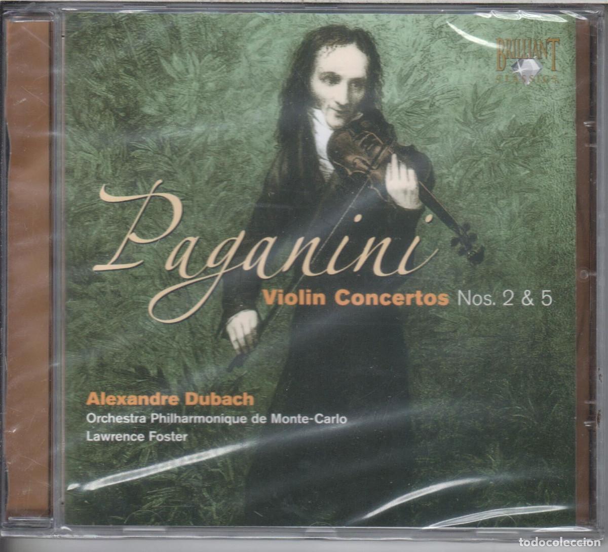 CDs de Musique: PAGANINI: Violin Concertos 2 & 5 Alexandre Dubach Nuevo Precintado