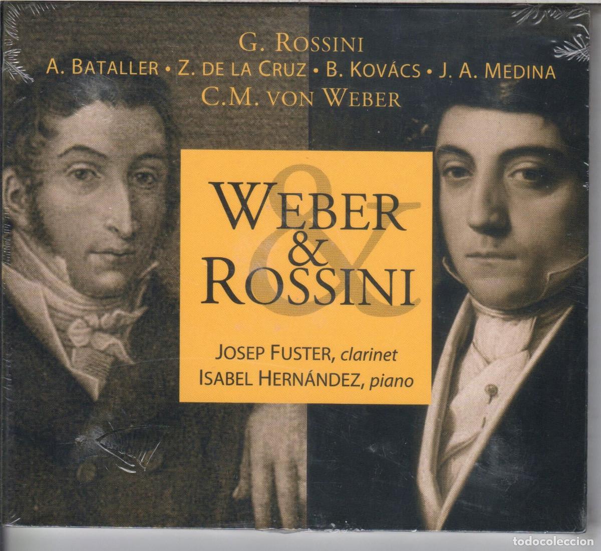 CD di Musica: Weber y Rossini. Obras para clarinete y piano Nuevo precintado