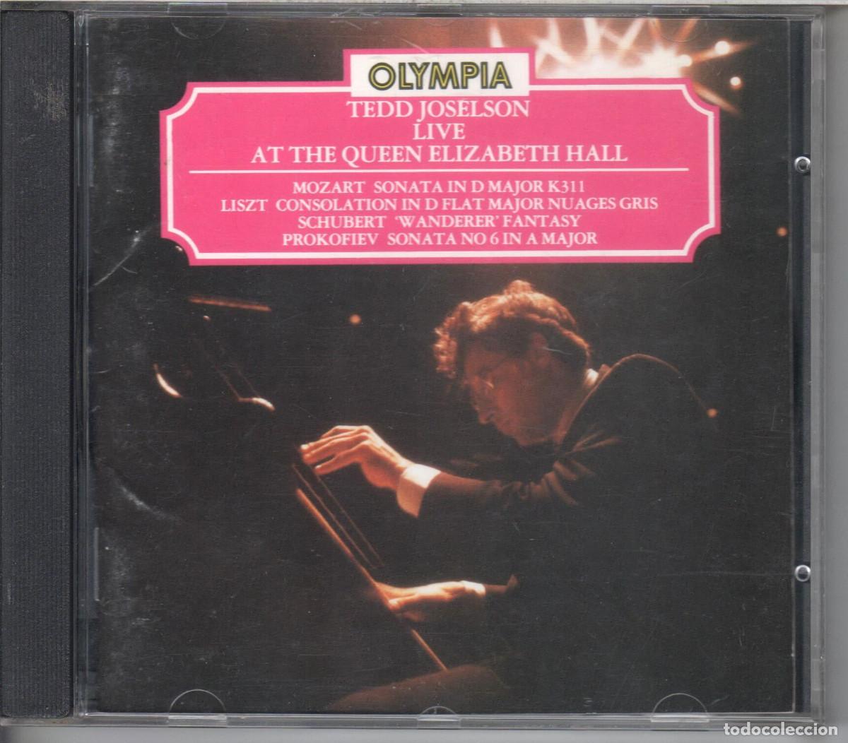 CDs de M&uacute;sica: Tedd Joselson Live at The Queen Elizabeth Hall Nuevo precintado