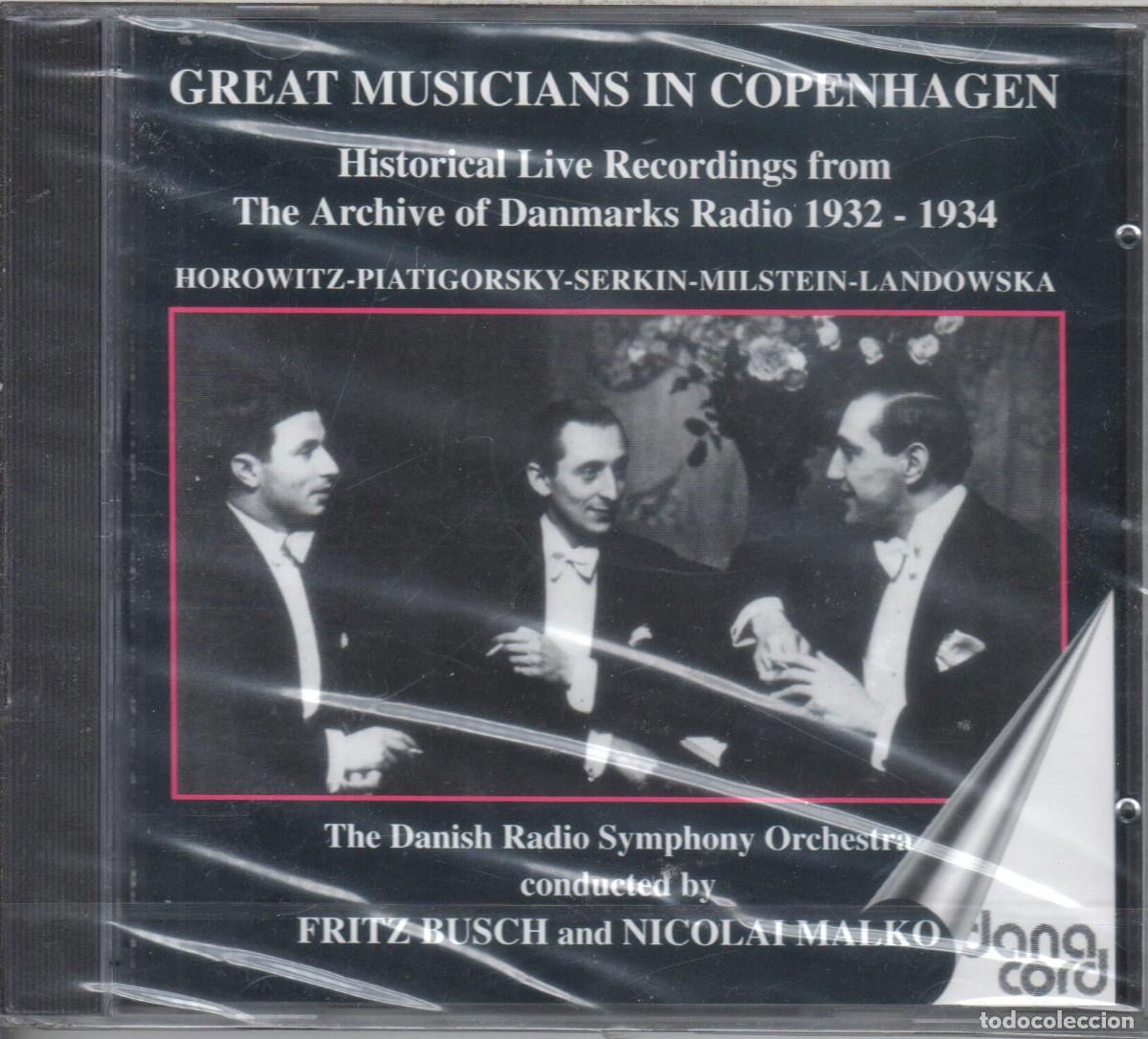 CD de M&uacute;sica: Grandes m&uacute;sicos en Copenhague. Horowitz, Serkin, Landowska Nuevo precintado