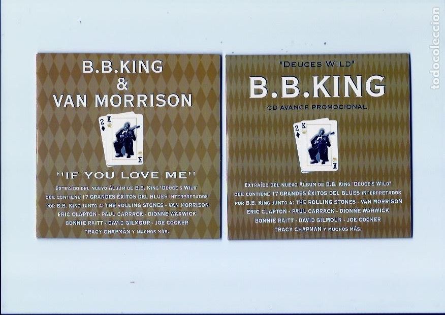 CDs de M&uacute;sica: B.B. KING. Deuces wild. If you love me (sampler + cd single)
