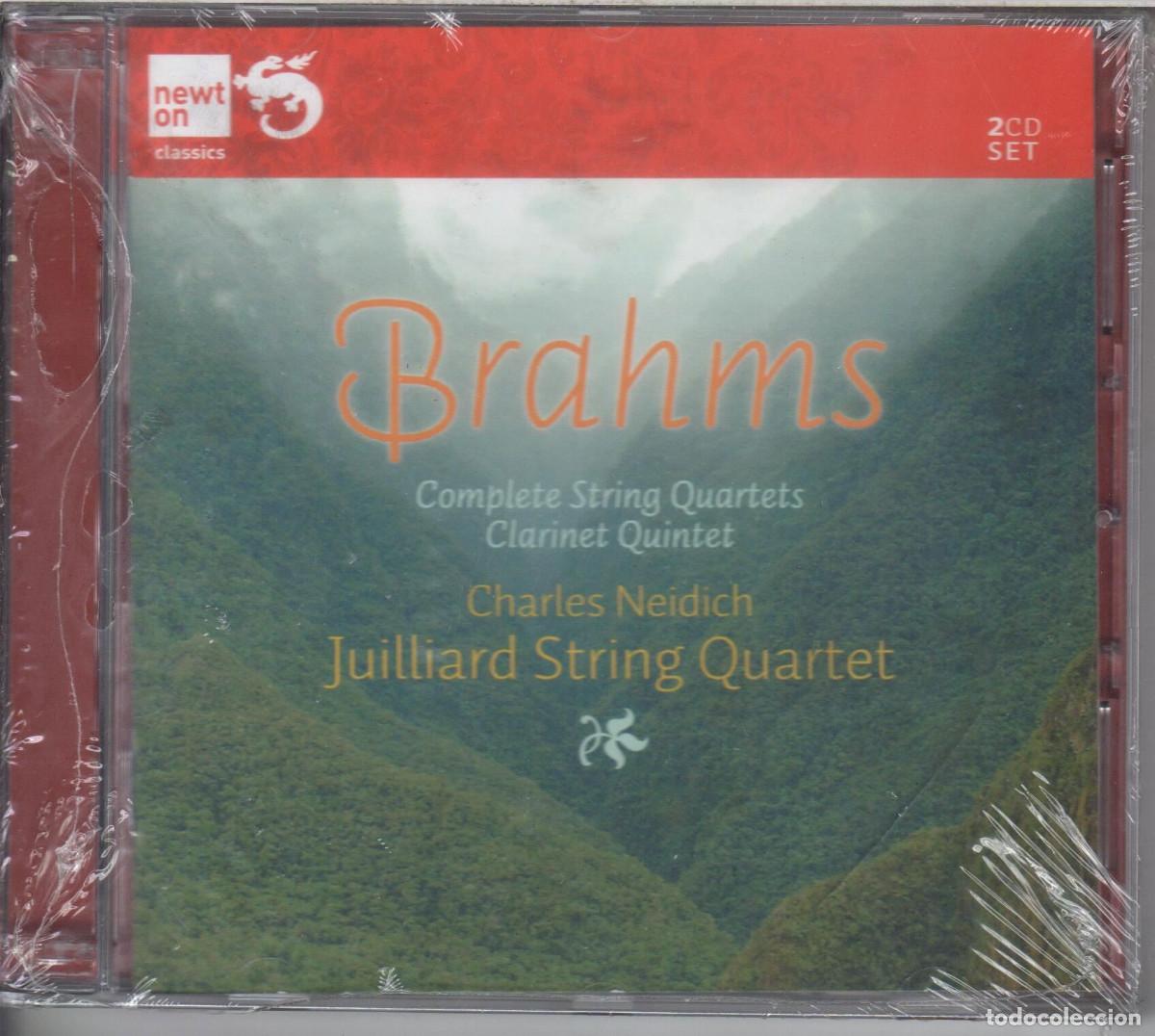 CD di Musica: Brahms: Cuartetos de cuerda. Quinteto. Juilliard 2 CDs Nuevo precintado