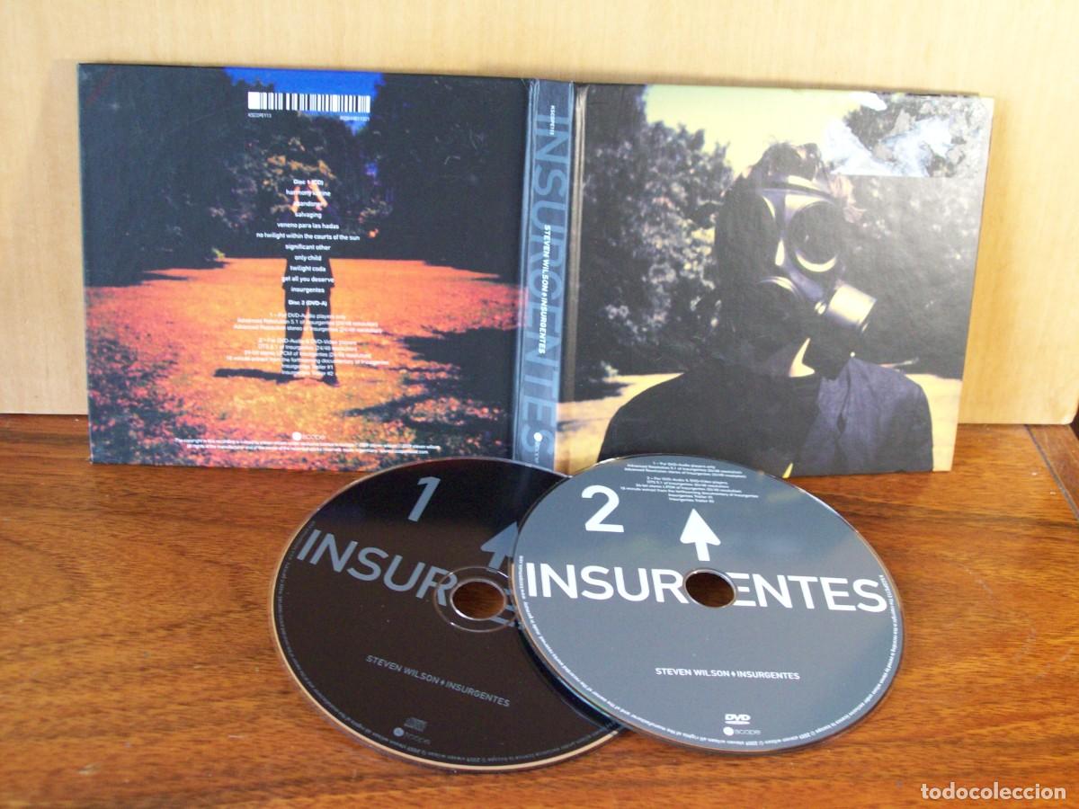 CDs de M&uacute;sica: STEVEN WILSON - INSURGENTES - CD + DVD TAPAS DURAS CON RESTO PEGATINA PARTE SUPERIOR