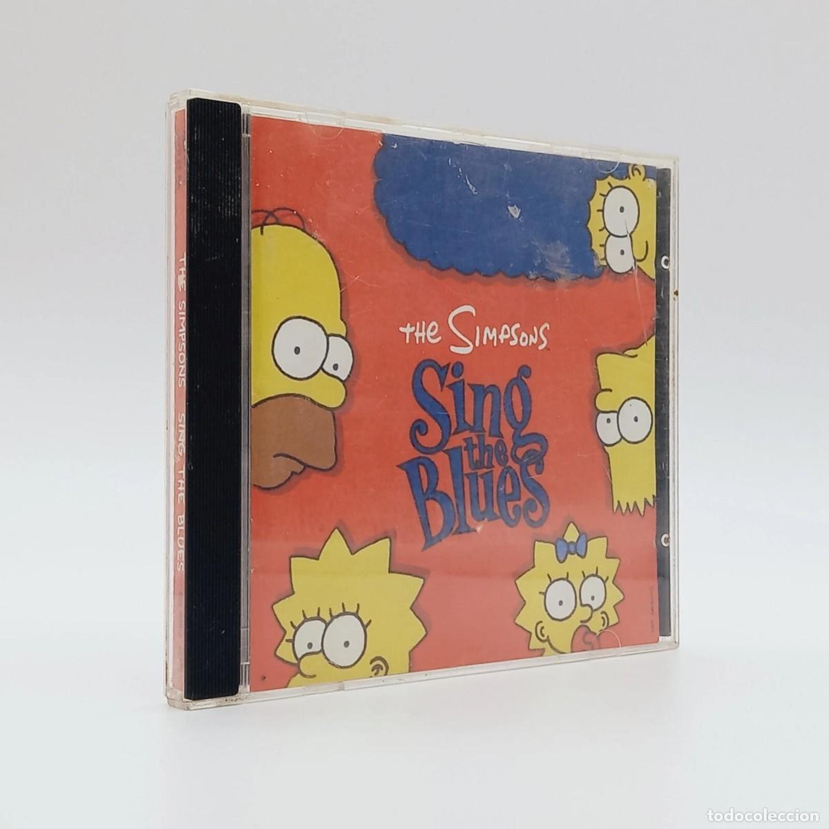 CDs de M&uacute;sica: CD Musica The Simpsons Sing the blues 1990 Geffen original buen estado