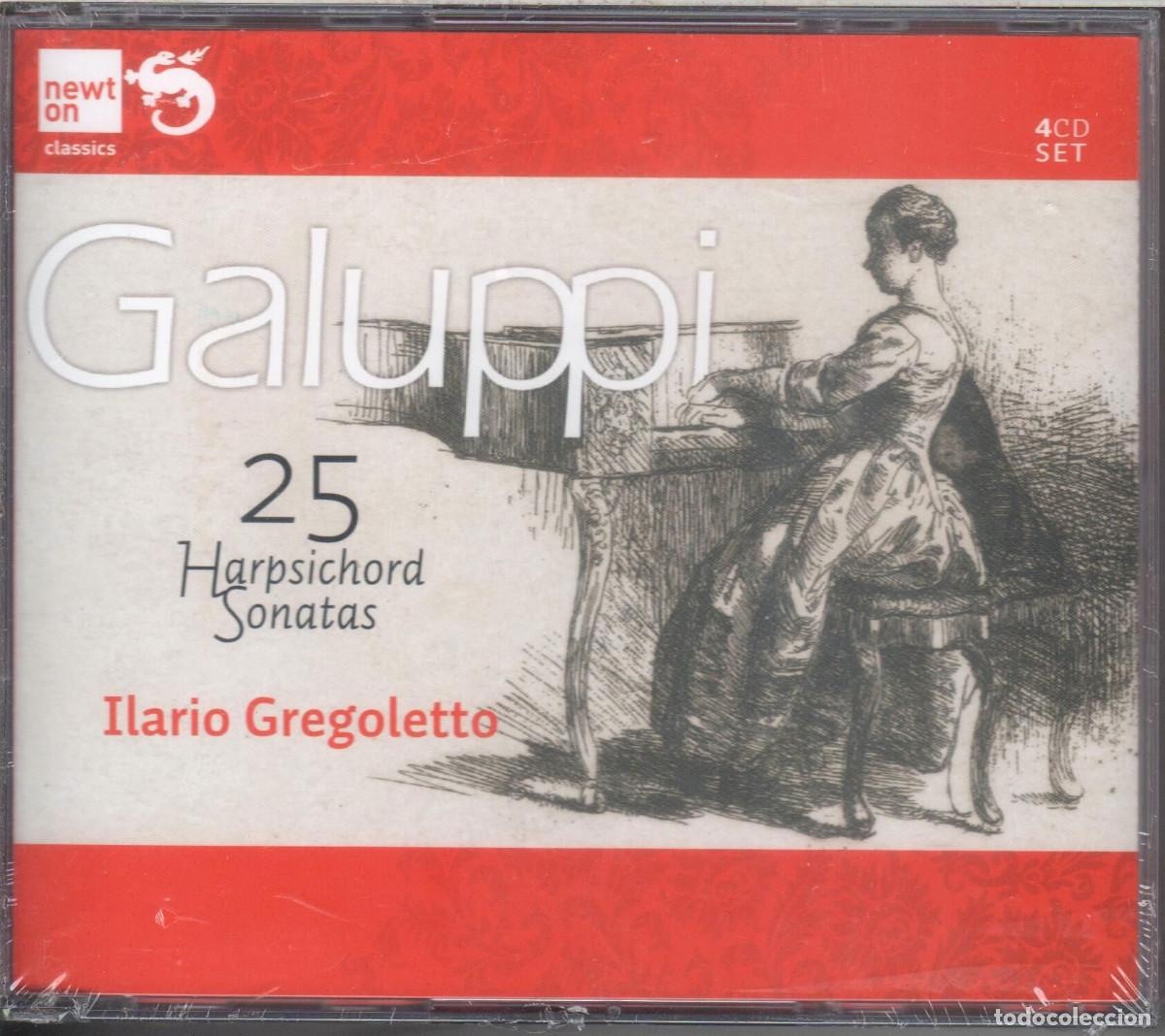 Musik-CDs: Galuppi: 25 Sonatas manuscritas para clave 4 CDs Nuevo precintado