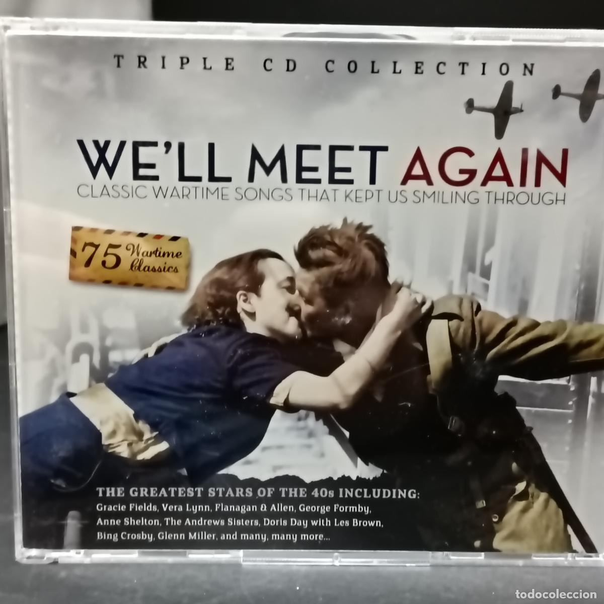 Musik-CDs: We'll meet Again. 75 Wartime classics. 3CD AL BOWLLY, THE ANDREWS SISTERS, GLENN MILLER, VERA LYNN..