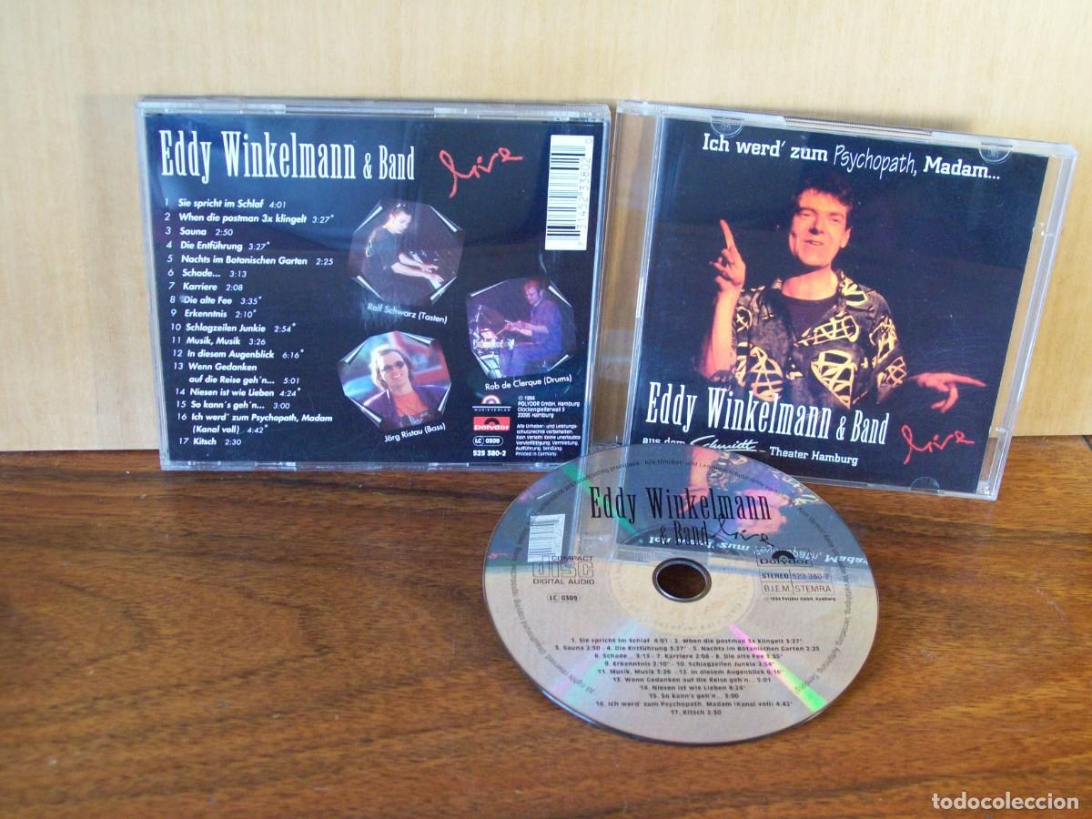 CDs de M&uacute;sica: EDDY WINKELMAN & BAND LIVE - ICH WERD' ZUM PSYCHOPATH - CD