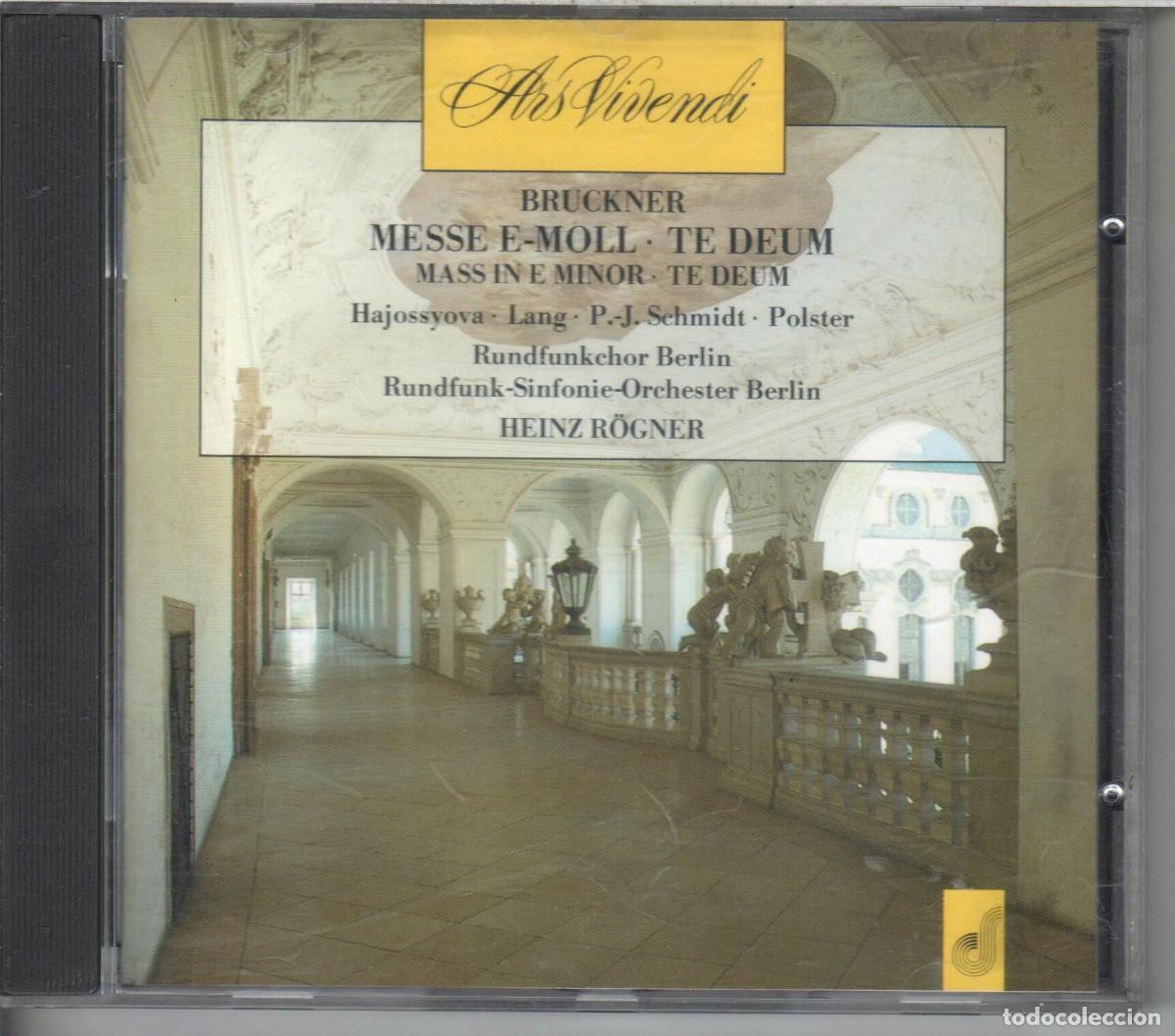 CDs de M&uacute;sica: Bruckner: Misa en mi menor, Te Deum Nuevo precintado