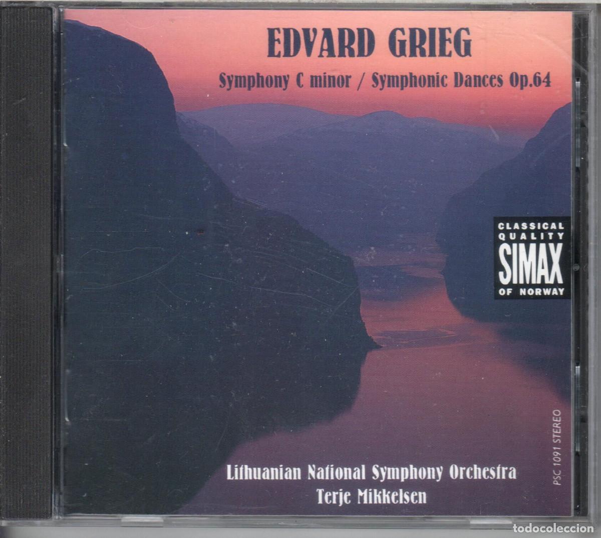 CDs de M&uacute;sica: Grieg: Sinfon&iacute;a. Danzas sinf&oacute;nicas Terje Mikkelsen Nuevo precintado