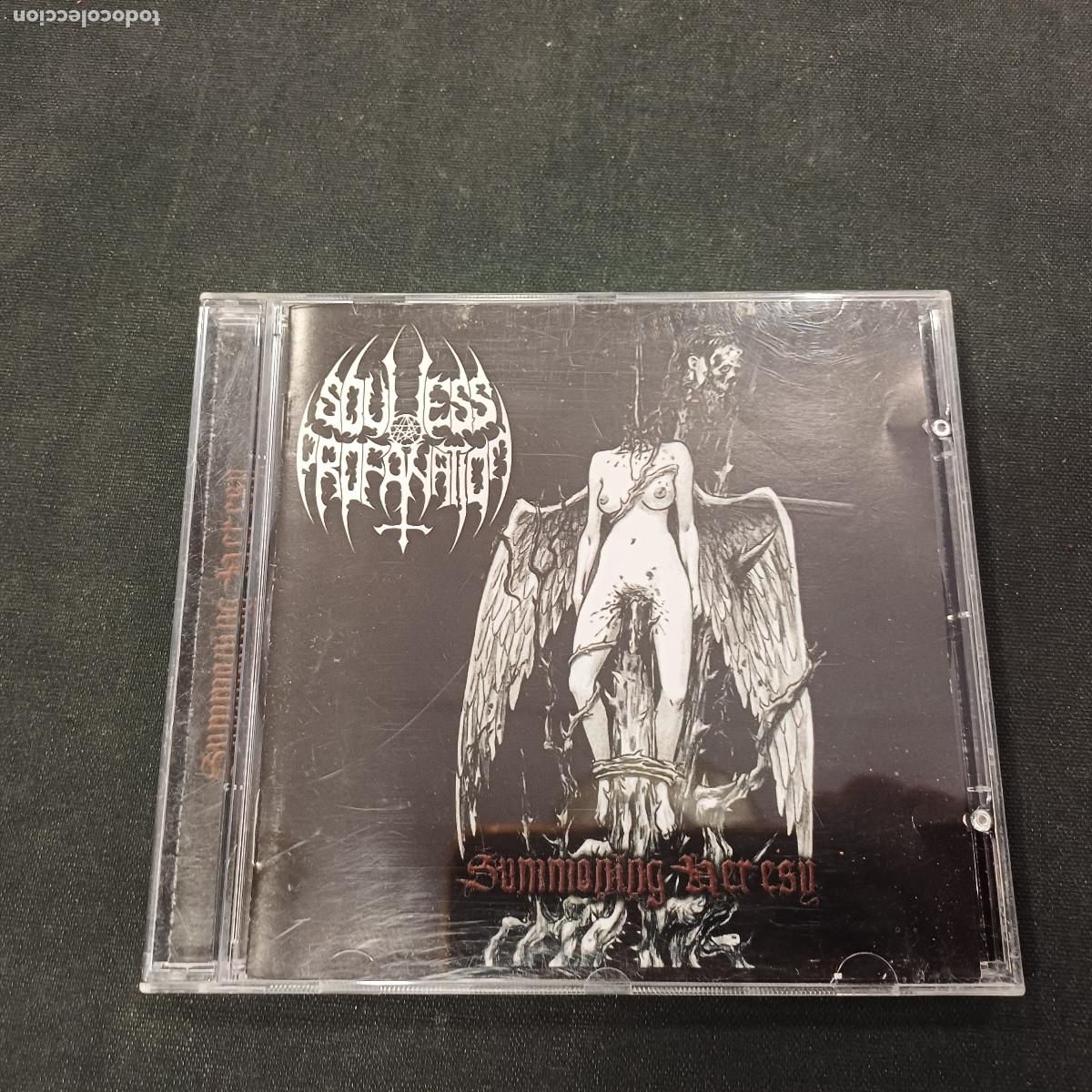 CDs de m&uacute;sica: SQULLESS PROFANATION/SUMMONING HERESY/CD METAL. - Foto 1