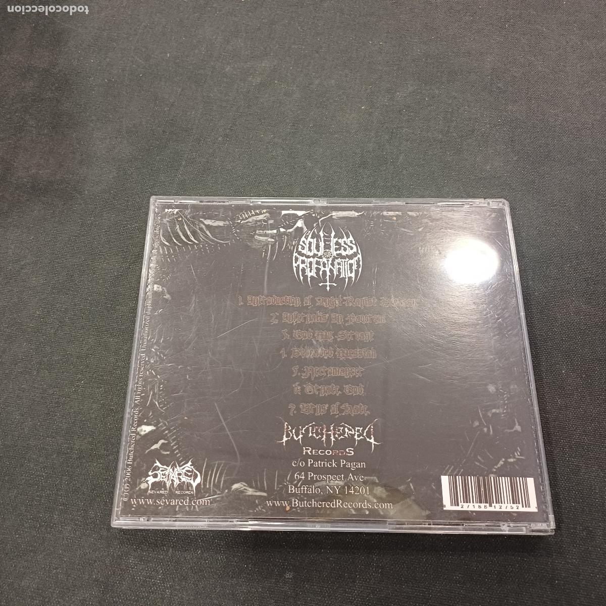 CDs de m&uacute;sica: SQULLESS PROFANATION/SUMMONING HERESY/CD METAL. - Foto 3
