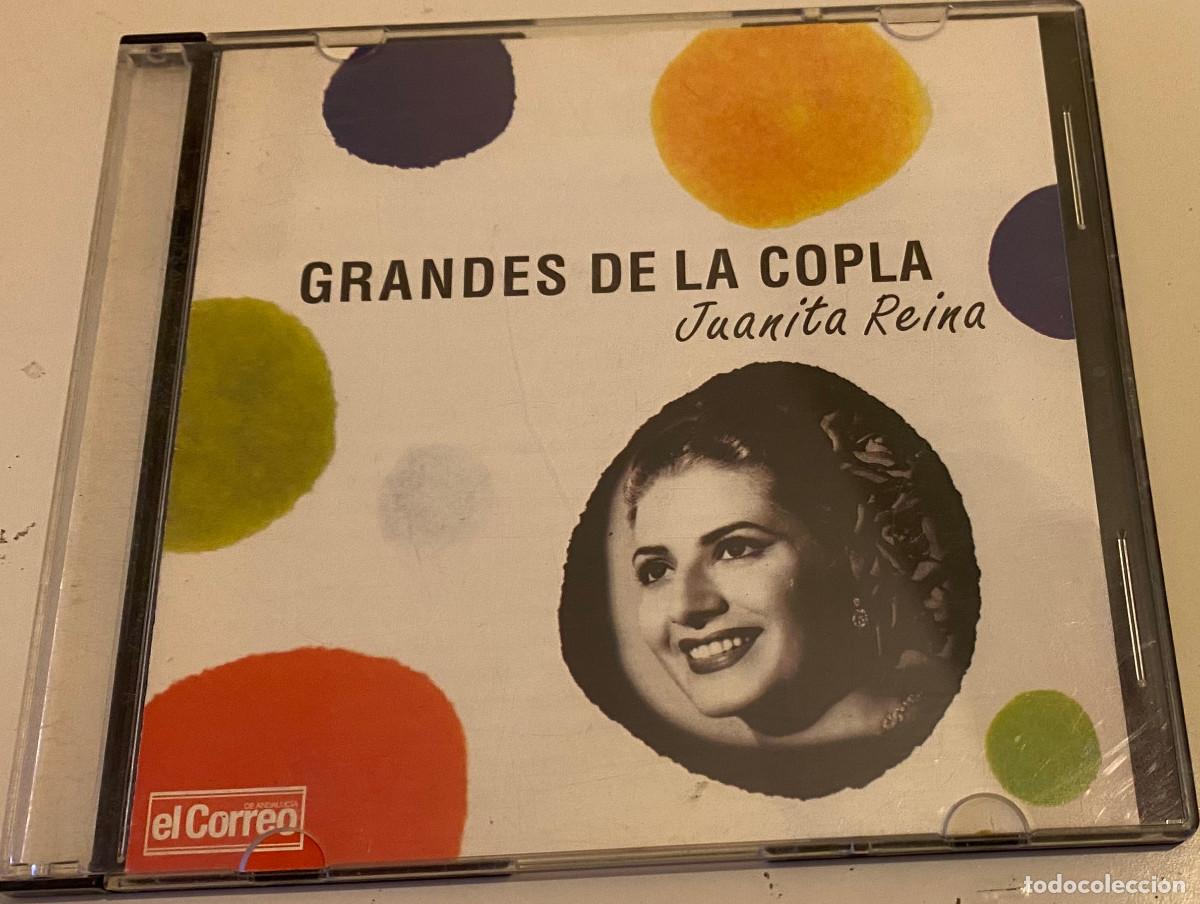 CDs de M&uacute;sica: 'Grandes de la Copla', de Juanita Reina. &Eacute;xitos. 16 temas. 2002. Caja fina slim. Buen estado.