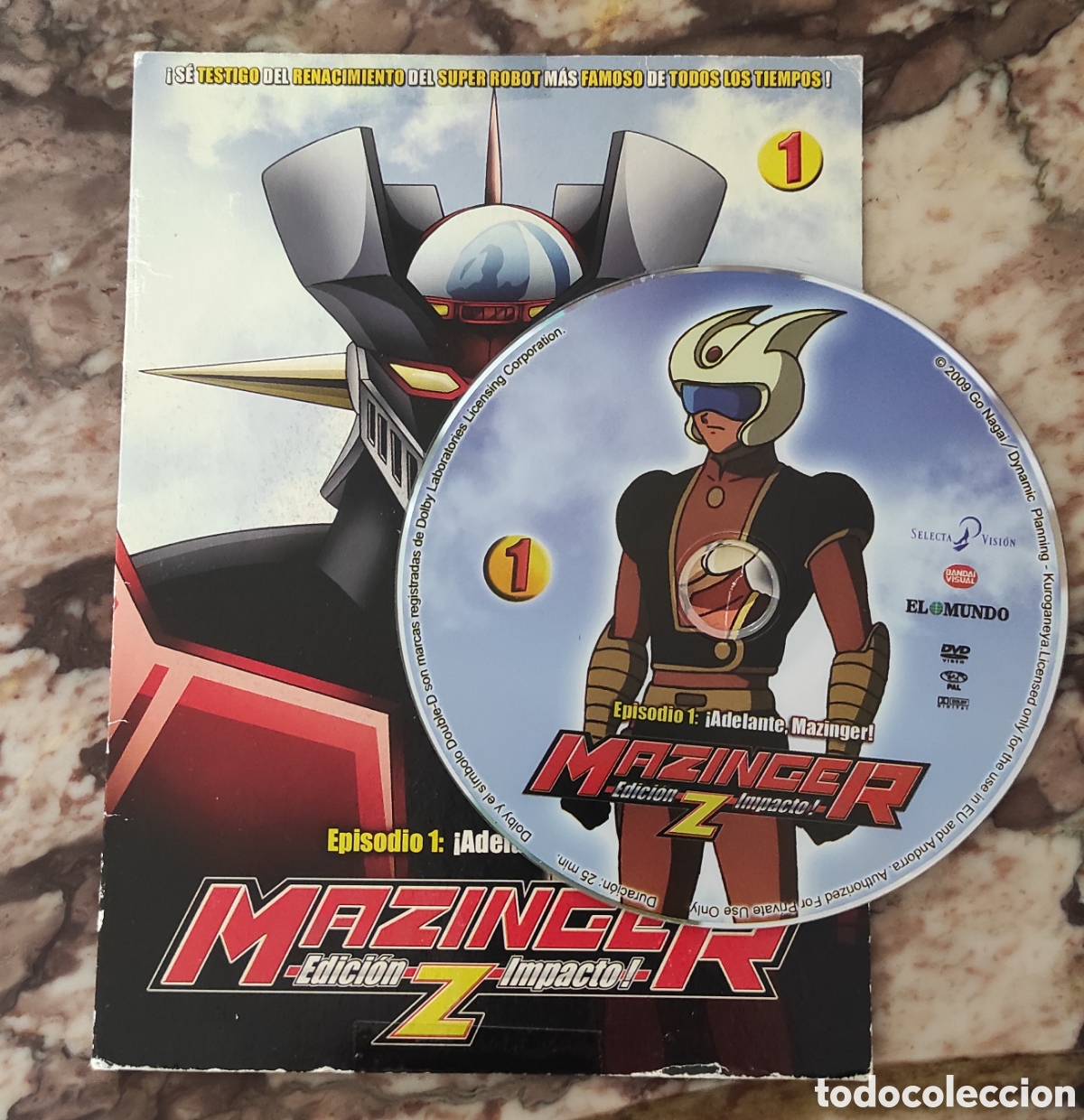 CDs de M&uacute;sica: Mazinger z. Episodio 1. Adelante Mazinger.