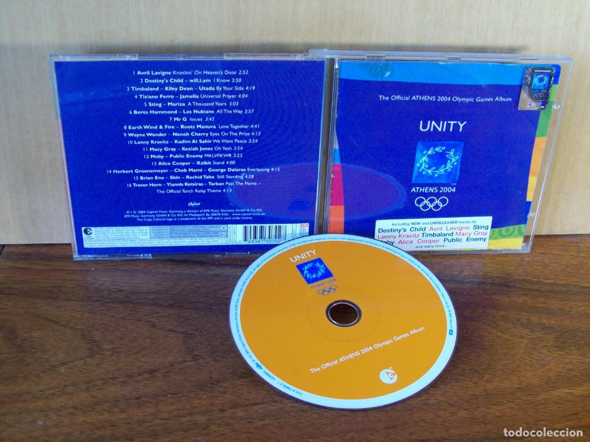 CDs de M&uacute;sica: UNITY - THE OFICIAL ATHENS 2004 - ARTISTAS VARIOS - CD