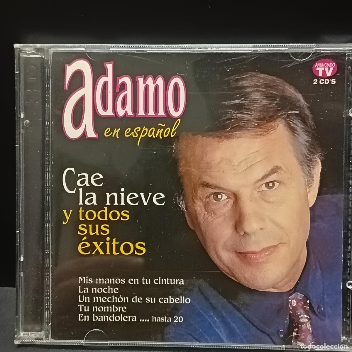 CD de M&uacute;sica: ADAMO en Espa&ntilde;ol. Cae la nieve y todos sus &eacute;xitos 2CD's