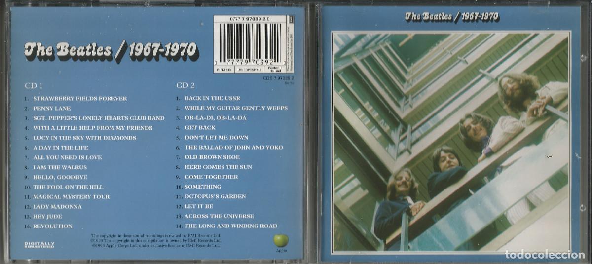 CDs de M&uacute;sica: THE BEATLES - 1967 -1970 - 2 CD'S + LIBRETO - PERFECTO ESTADO