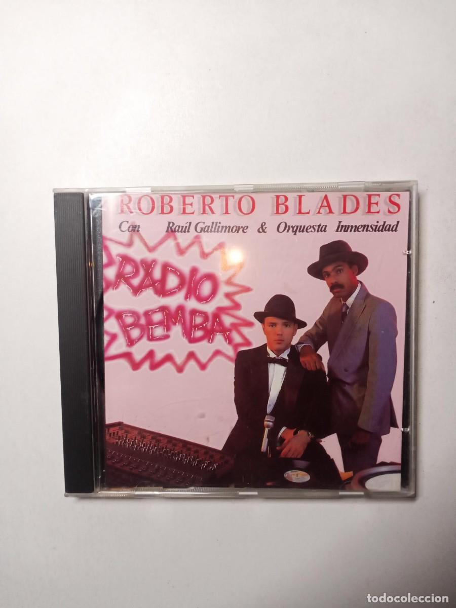 CDs de M&uacute;sica: ROBERTO BLADES CON RA&Uacute;L GALLIMORE & ORQUESTA INMENSIDAD - RADIO BEMBA CD 1990 MANZANA FMCD 60