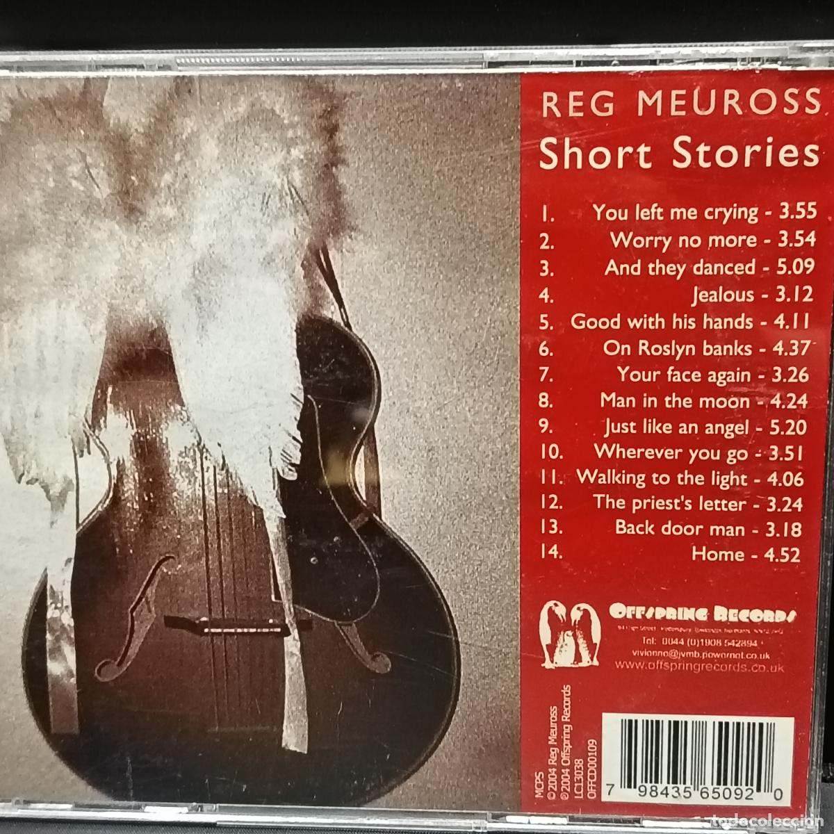 CDs de m&uacute;sica: CD Reg Meuross &ndash; Short Stories - Foto 2