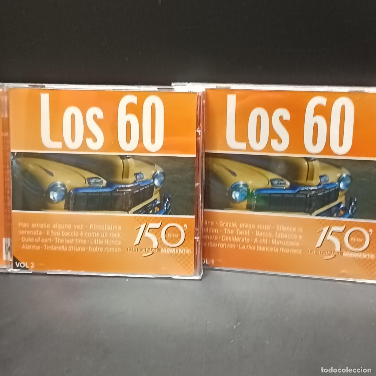CDs de M&uacute;sica: 2CD Los 60: FRANK SINATRA, PEKENIKES, BRUNO LOMAS, LOS ANGELES, PAJAROS LOCOS, GENE VINCENT, PUNTOS