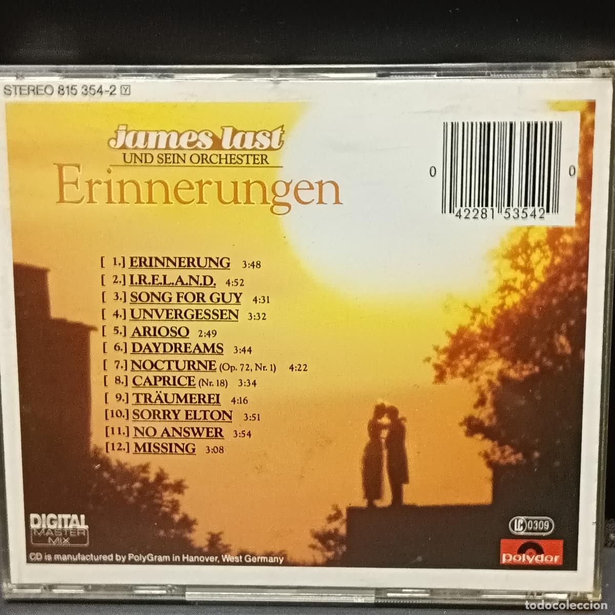 CDs de m&uacute;sica: CD JAMES LAST. Erinnerungen - Foto 2