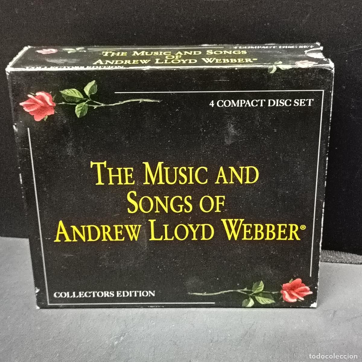 CD de M&uacute;sica: 4CD The music and songs of ANDREW LLOYD WEBBER. Phantom of the Opera, Jesus Christ Superstar...