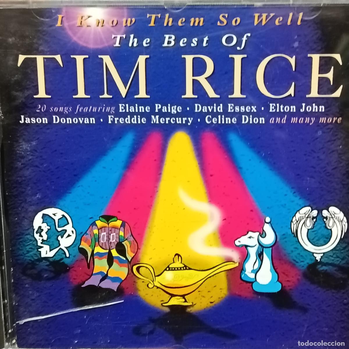 CDs de M&uacute;sica: The best of TIM RICE. CD: FREDDIE MERCURY, DONOVAN, CELINE DION, ELTON JOHN...