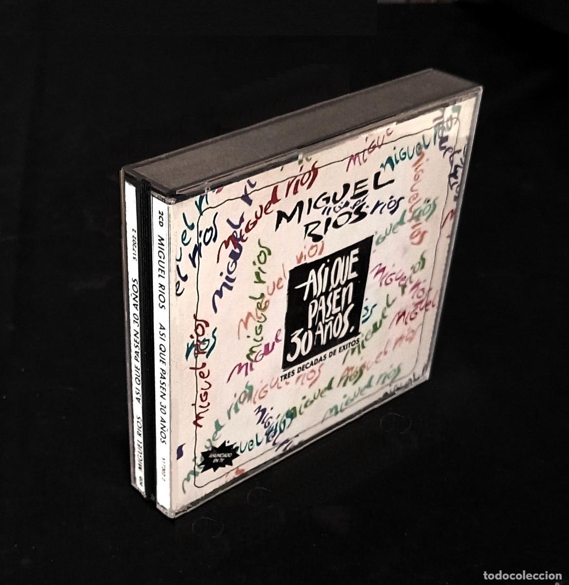 CDs de M&uacute;sica: [DOBLE CD]. MIGUEL RIOS. ASI QUE PASEN 30 A&Ntilde;OS. RECOPILATORIO.