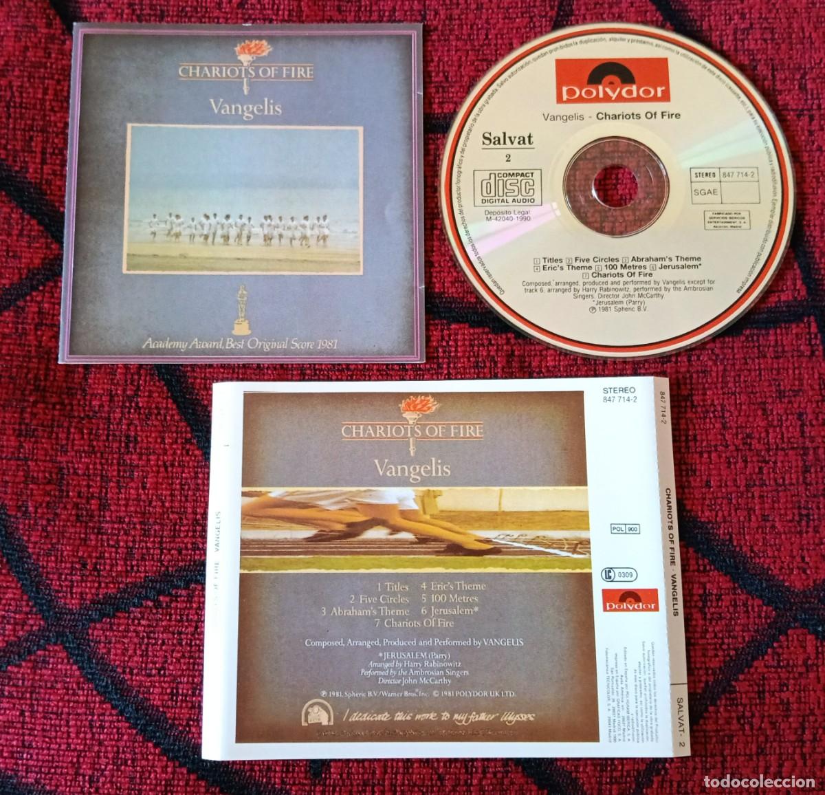 CDs de M&uacute;sica: VANGELIS ** Chariots Of Fire ** CD REEDICION 1990