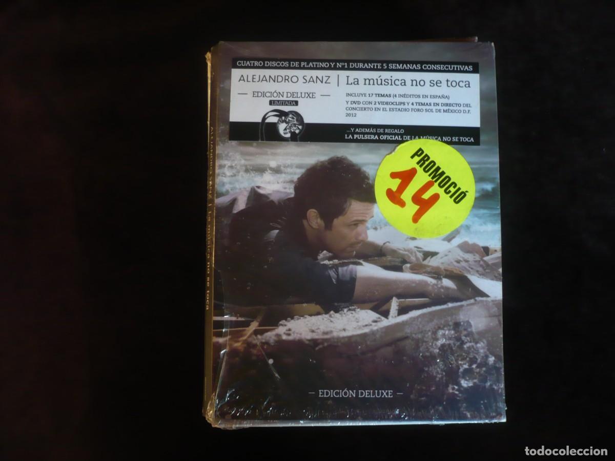 CDs de M&uacute;sica: alejandro sanz - la musica no se toca - edicion de luxe limitada - cd + dvd nuevo precintado