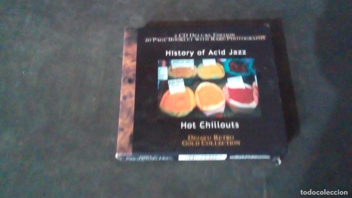 CDs de M&uacute;sica: THE HISTORY OF ACID JAZZ-HOT CHILLOUTS - 2 CDS-COMO NUEVO