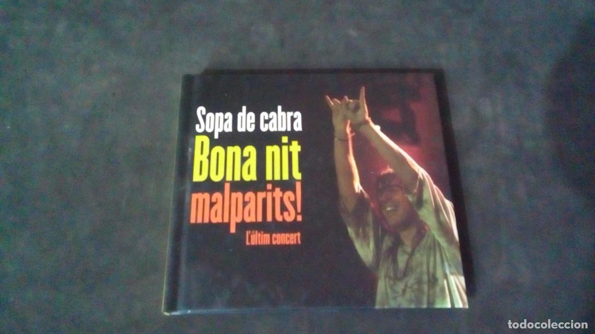 CDs de M&uacute;sica: SOPA DE CABRA - BONA NIT MALPARITS! L'&Uacute;LTIM CONCERT - CD EN FORMATO LIBRO