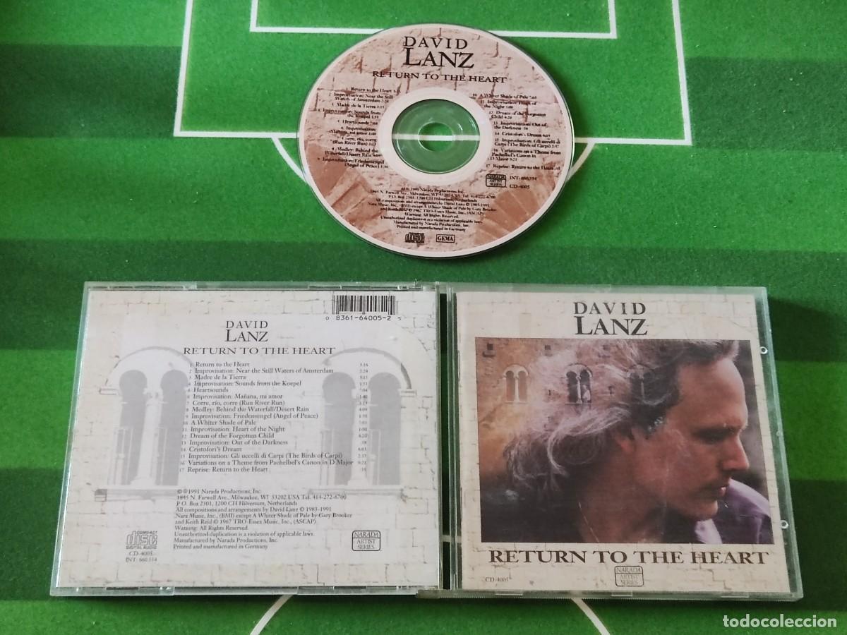CDs de M&uacute;sica: CD 472 David Lanz - Return to the heart / 1991