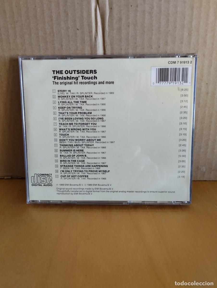 CDs de m&uacute;sica: THE OUTSIDERS ---- FINISHING TOUCH - Foto 2