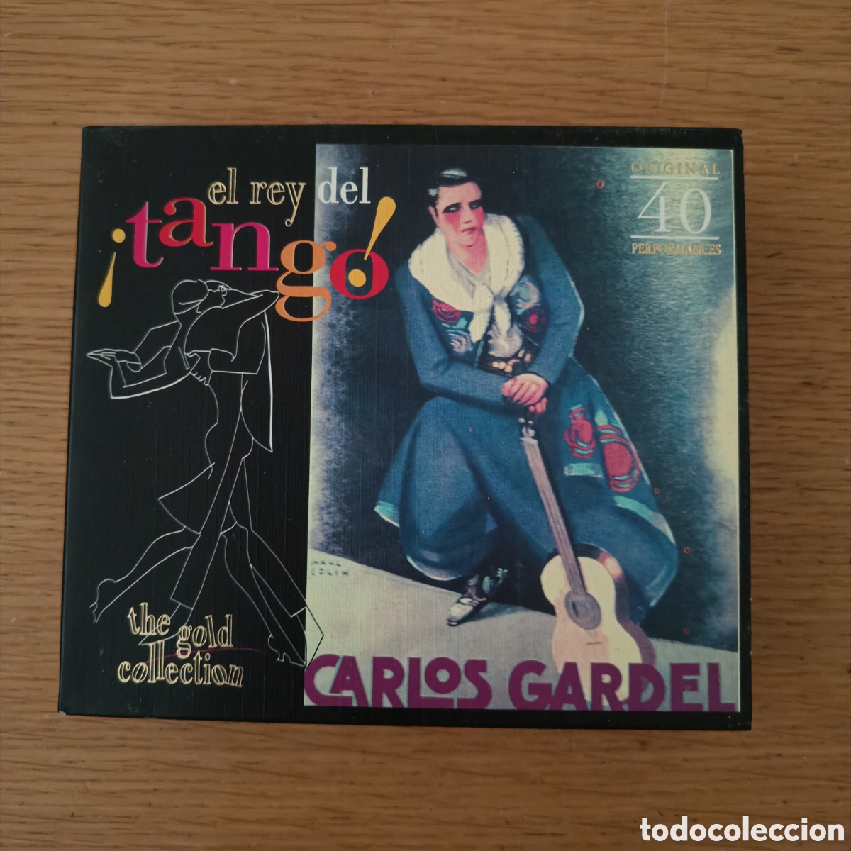 CDs de M&uacute;sica: Carlos Gardel (2 CDs) El Rey Del Tango