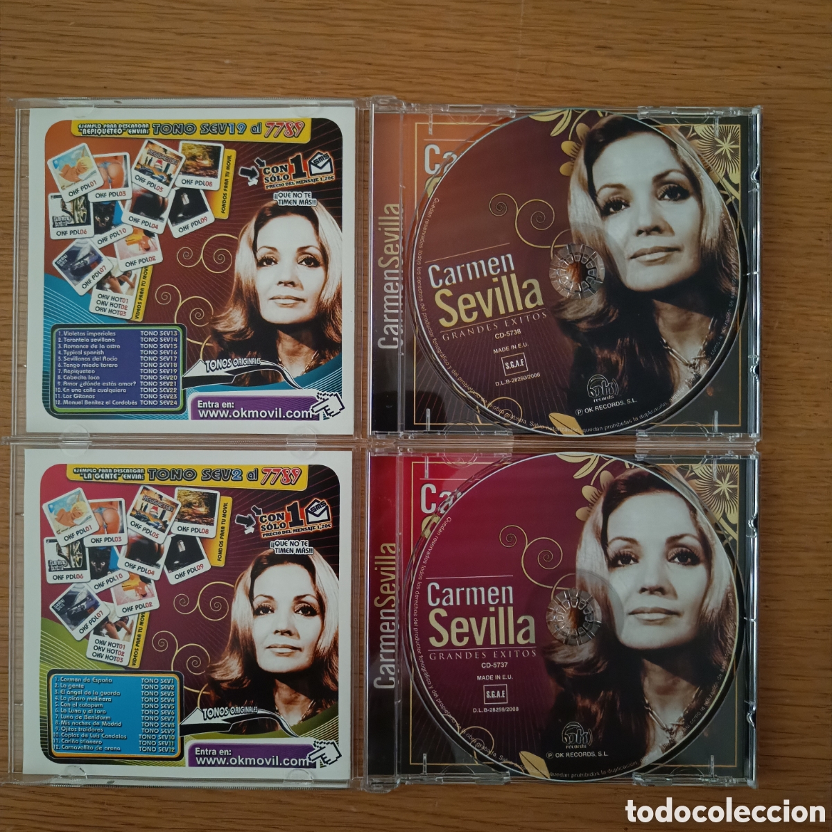 CDs de m&uacute;sica: Carmen Sevilla (2 CDs) Grandes Exitos - Foto 5