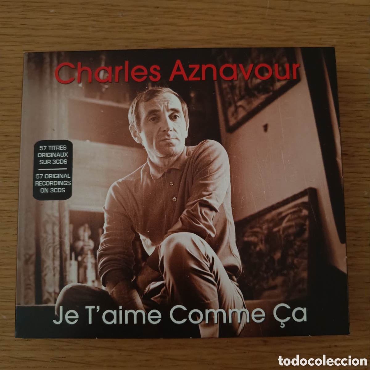 CDs de M&uacute;sica: Charles Aznavour (3 CDs) Je T'aime Comme &Ccedil;a