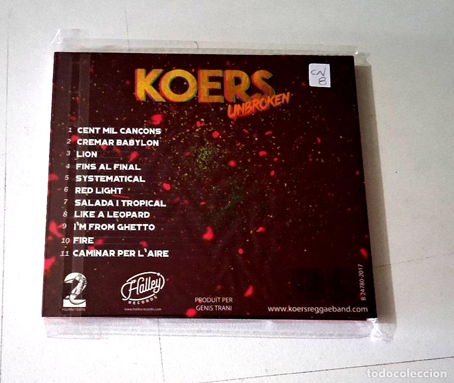 CDs de m&uacute;sica: KOERS &rdquo;UNBROKEN&rdquo; CD 11 TRACKS COMO NUEVO DIGIPACK - Foto 2