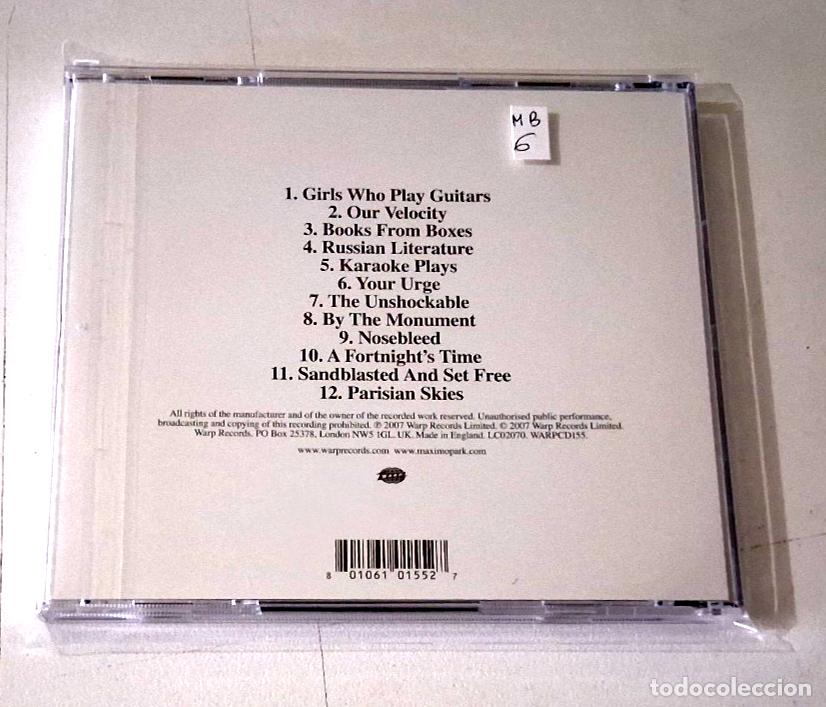 CDs de m&uacute;sica: MAXIMO PARK &rdquo;OUR EARTHLY PLEASURES&rdquo; CD 12 TRACKS - Foto 2