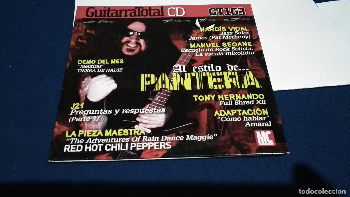 CDs de M&uacute;sica: CD ROM GUITARRA TOTAL CD N&ordm; 163 PANTERA - FUNDA DE CART&Oacute;N