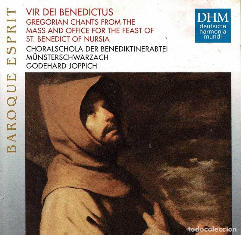 CDs de M&uacute;sica: Choralschola Der Benediktinerabtei M&uuml;nsterschwarzach, Godehard Joppich - Vir Dei Benedictus - Gregor