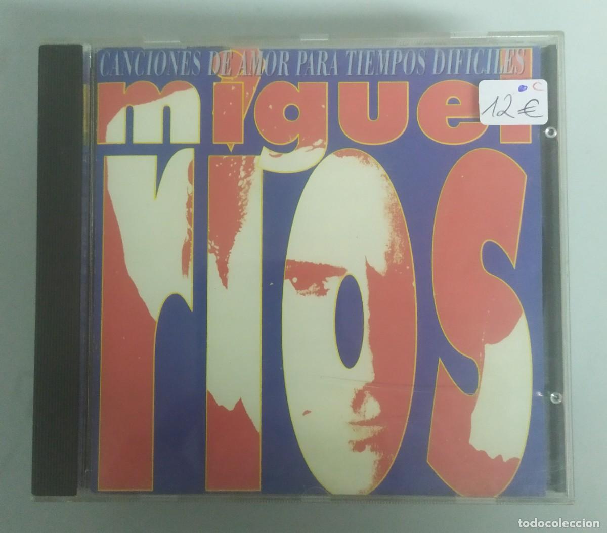 CDs de M&uacute;sica: CD MIGUEL RIOS - CANCIONES DE AMOR PARA TIEMPOS DIFICILES