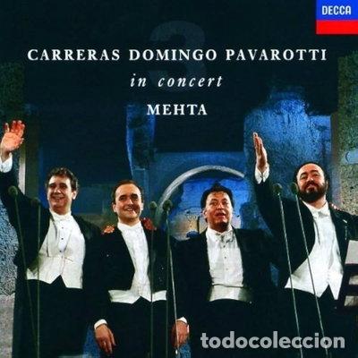 CDs de M&uacute;sica: Carreras Domingo Pavarotti - In Concert Mehta- 0025945818329