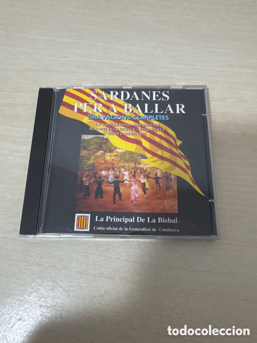 Musik-CDs: CD SARDANES PER A BALLAR COBRA LA PRINCIPAL DE LA BISBAL RICARD VILADESAU 1996