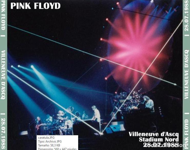 CDs de M&uacute;sica: PINK FLOYD Live in VILLENEUVE D'ASCQ, FRANCE, 28 July 1988 (3CDR)