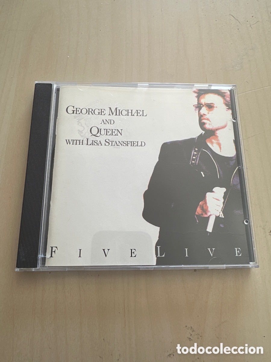 CDs de M&uacute;sica: Acd87 George Michael and queen five live CD segunda mano