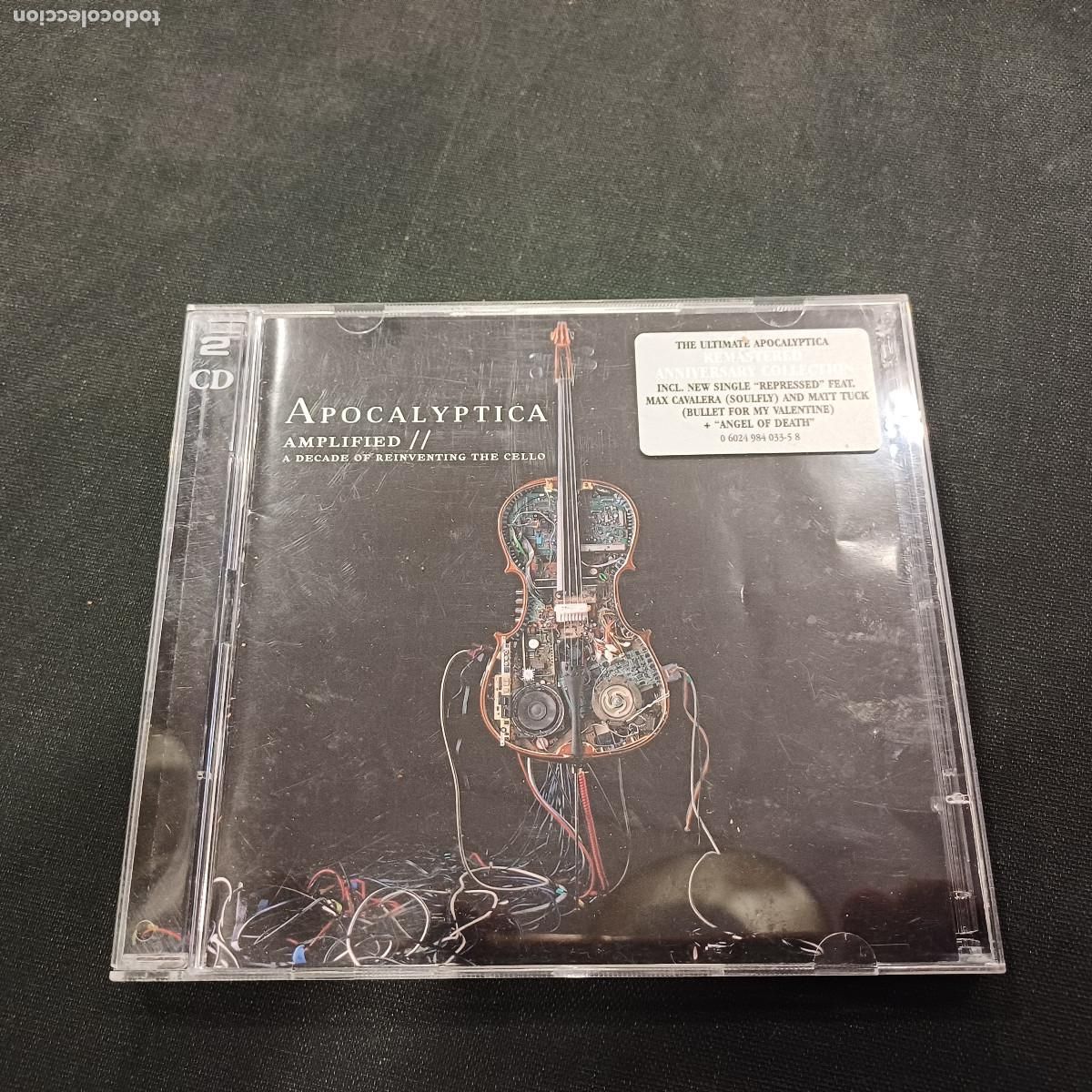 CDs de M&uacute;sica: APOCALYPTICA/AMPLIFIED/CD METAL 2 DISCOS.