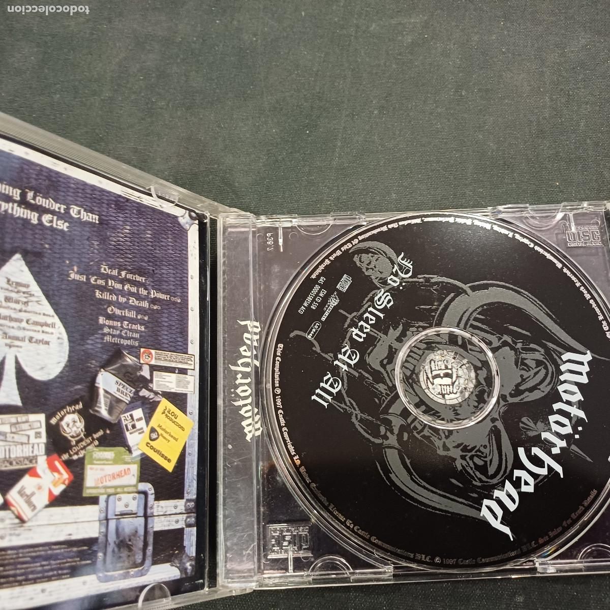 CDs de m&uacute;sica: MOTORHEAD/NO SLEEP AT ALL/CD METAL. - Foto 2